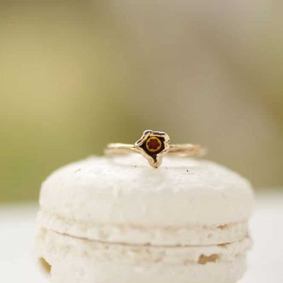 Çiçek Murano Bronz Yüzük