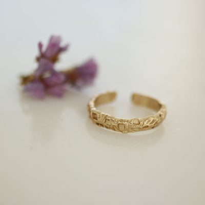 Desenli Bronz Yüzük